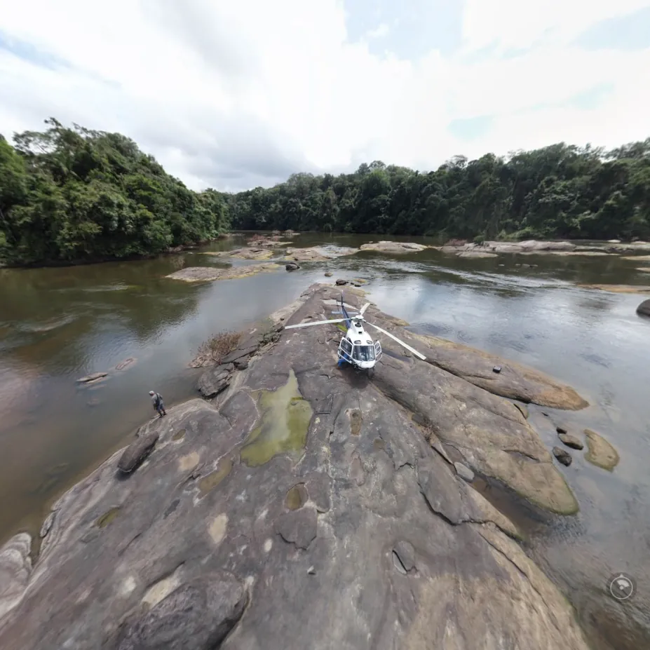 Mission drone à Trois-Saut