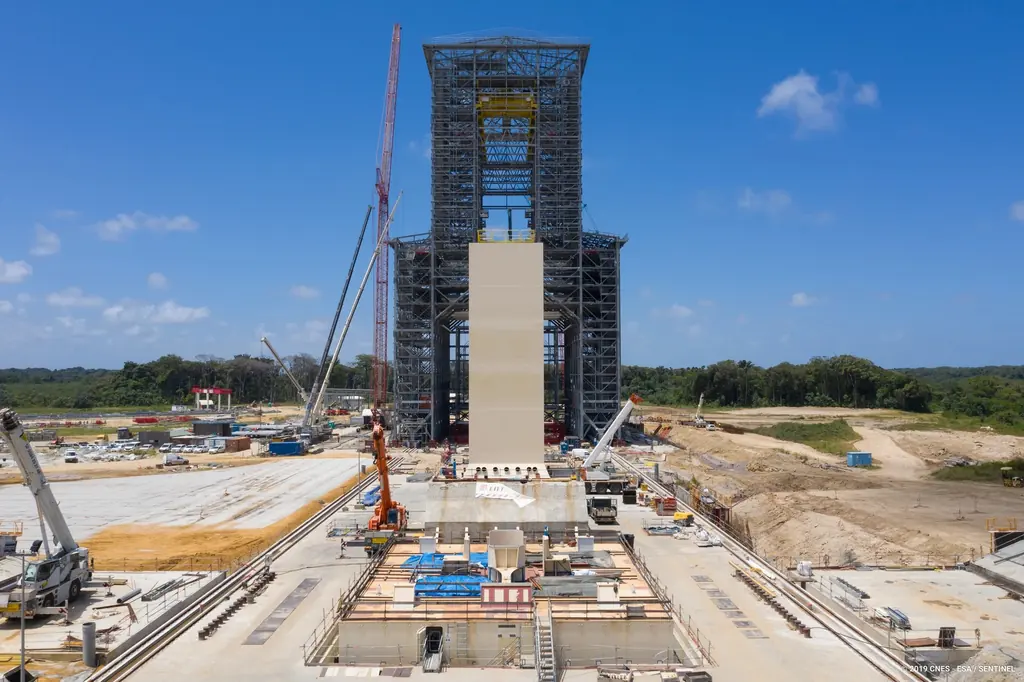 Jet guide and deflector of the ELA4: inspected after the first four Ariane 6 launches