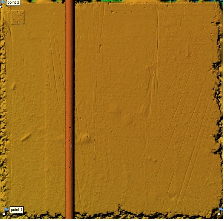 Modèle d’élévation ombré d’une face de bloc