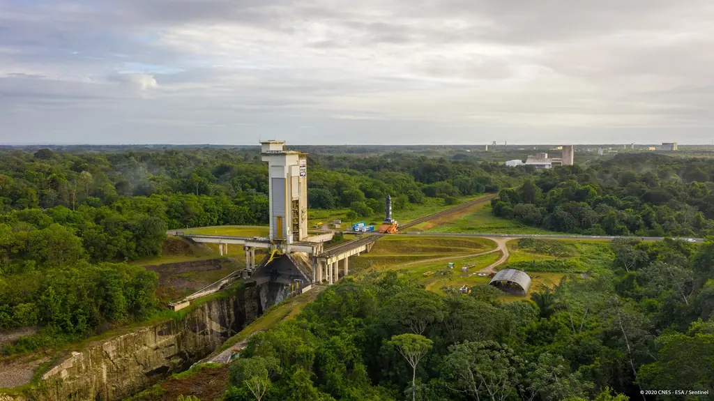Booster test stand, Guiana Space Centre