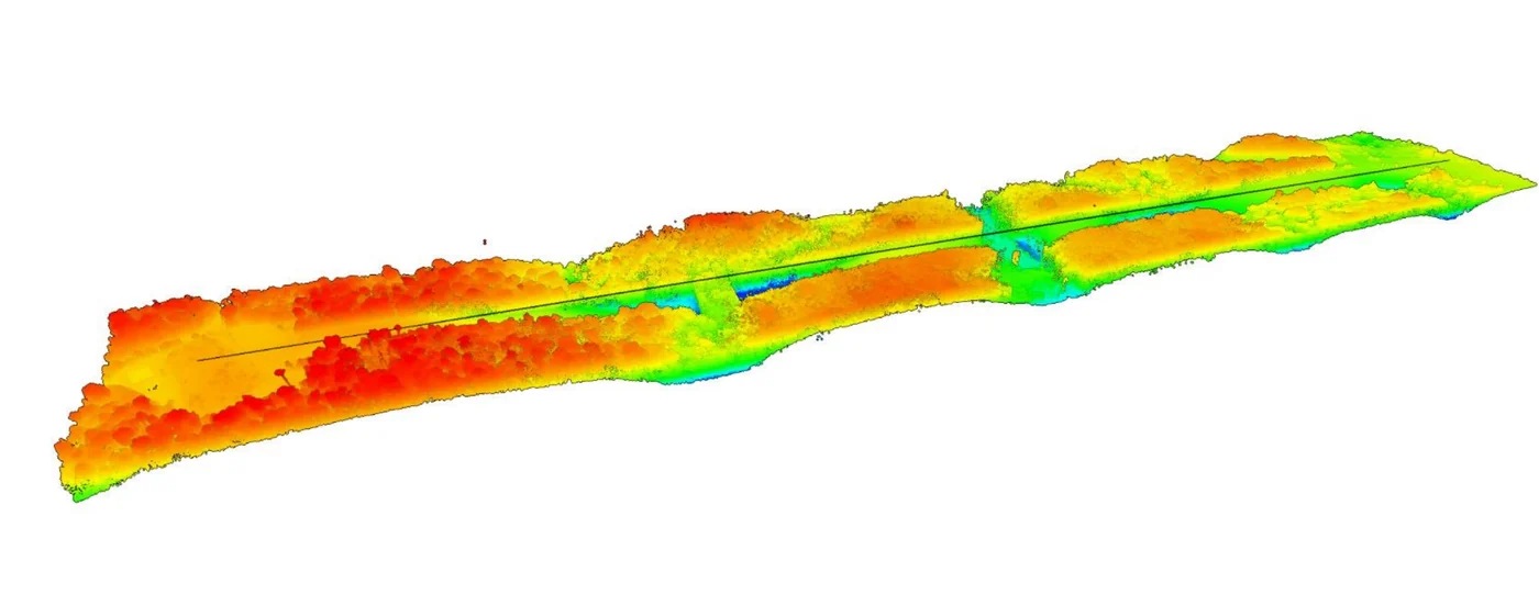 3D view of the corridor